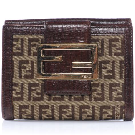 fendi zucchino wallet|fendi peekaboo wallet.